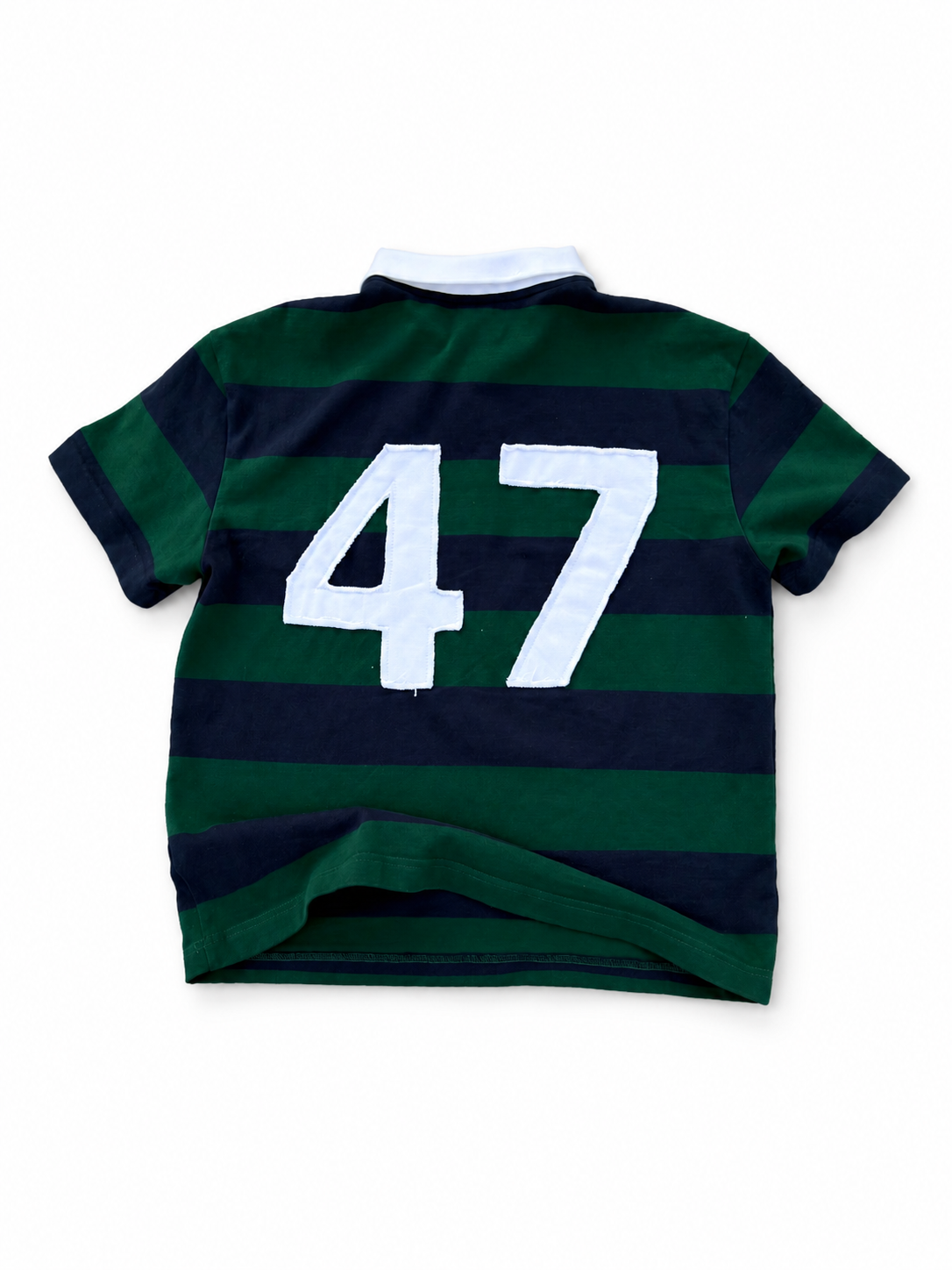 STRIPES POLO (GREEN & BLUE)