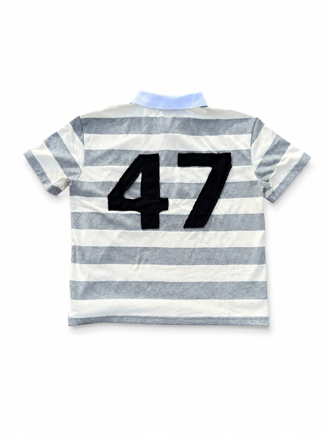 STRIPES POLO (GREY)